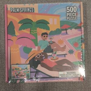 Palm Springs 500 Piece Jigsaw Puzzle | De Bored Puzzles | Modern Art NIB